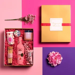 Zestaw Prezentowy Truskawkowy Puch